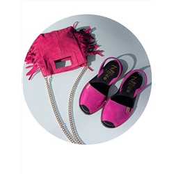 КОМБО Ab.Zapatos • 3106-8 • magenta + Итальянская мини сумочка AB.Z · Pelle · Miniflec fuxia АКЦИЯ