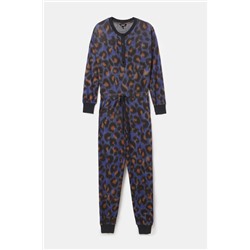 Pijama mono leopardo