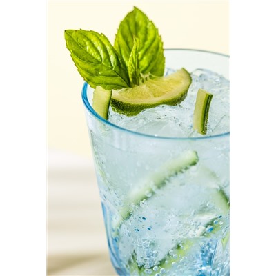 Domme Plastik Bardak - Turkuaz - 445 ml