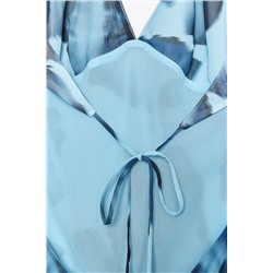 HALTER PRINTED LONG DRESS