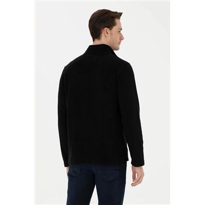Erkek Siyah Sweatshirt