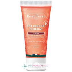 BeauTerra Gel Douche Surgras - Ambre 200 mL