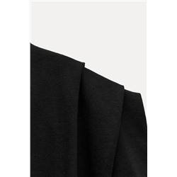 PLEATED COTTON T-SHIRT