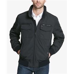 Tommy Hilfiger Men's Four-Pocket Filled Performance Bomber Jacket