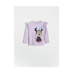 Bluse Minnie Mouse mit Paillettenapplikation