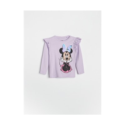 Bluse Minnie Mouse mit Paillettenapplikation