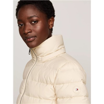 Hooded Water-Repellent Down Coat