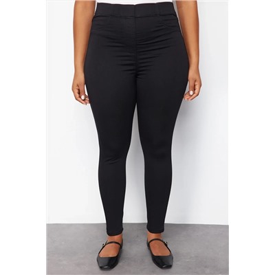Siyah Tayt Görünümlü Ektra Esnek Skinny Jeans TBBSS24CJ00034