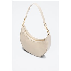 Bandolera de piel Asís - Beige
