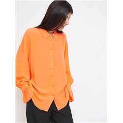Рубашка однотонная, B2827/tangerine