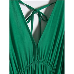 Maxikleid mit Rüschensaum