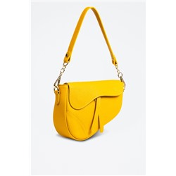 Bandolera de piel Susanna Amarillo