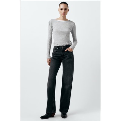TRF WIDE-LEG MID-RISE FULL LENGTH JEANS