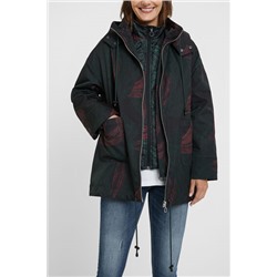 Chaqueta oversize impermeable 2 en 1
