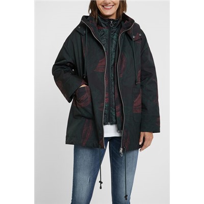 Chaqueta oversize impermeable 2 en 1