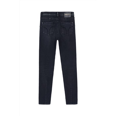 Vaquero skinny fit 7/8 Negro