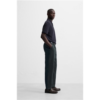 PANTALÓN REGULAR FIT PLIEGUES