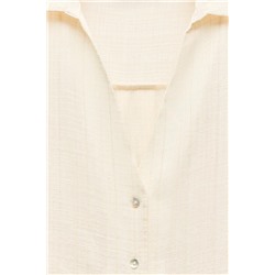 METALLIC THREAD RUSTIC SHIRT