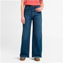 Timberland   Ships and sold by  Timberland   women's wide leg denim pant
