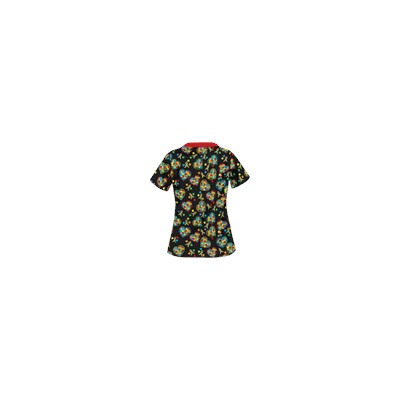 UA Autism Speaks Black Print Scrub Top