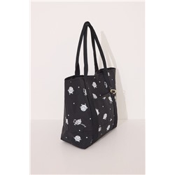 Bolso tote negro Mr. Men & Little Miss