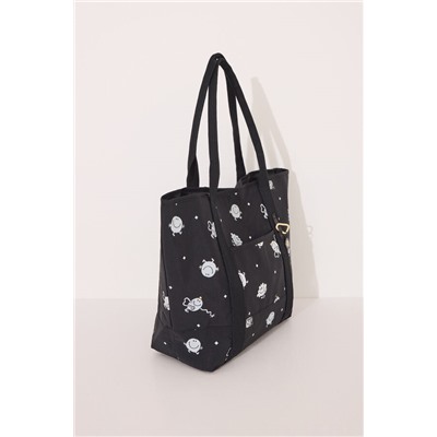 Bolso tote negro Mr. Men & Little Miss