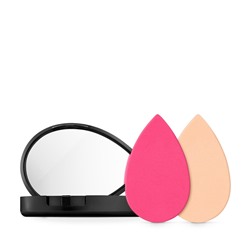 beauty duo:  mirror & sponge cover