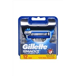 Gillette, Mach 3 Turbo 12'li Yedek Tıraş Bıçağı