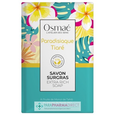 Osmaé Paradisiaque Tiaré - Savon Surgras 200g