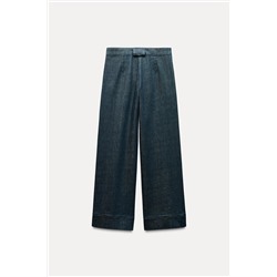 ZW COLLECTION WIDE-LEG MID-RISE JEANS