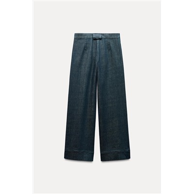ZW COLLECTION WIDE-LEG MID-RISE JEANS