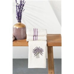 Karaca Home Lavander %100 Pamuk 3'li Yüz Havlusu Seti 30x50 Cm 200.21.01.0805