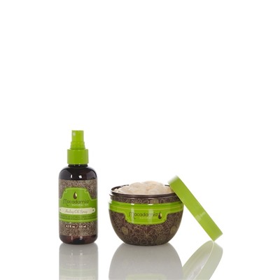 Macadamia Hair Healing Oil Spray & Masque Set