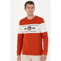 Erkek Kiremit Sweatshirt