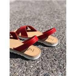 КОМБО AB. ZAPATOS Cruz-Yute ROJO+PELLE · LUX АКЦИЯ