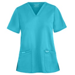 Cherokee Workwear Revolution Women's 3-Pocket V-Neck Scrub Top