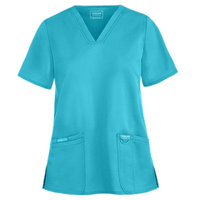 Cherokee Workwear Revolution Women's 3-Pocket V-Neck Scrub Top