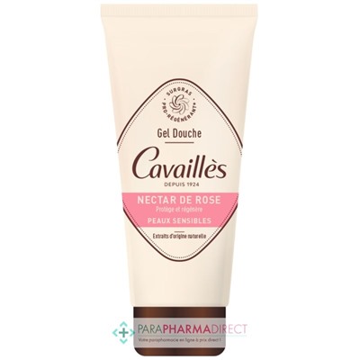 Cavaillès Gel Douche - Nectar de Rose - Protège & Régénère 200ml