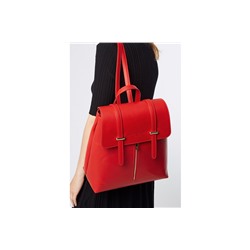 Mochila de piel Rose Rojo