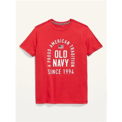 Short-Sleeve Logo-Graphic Tee for Boys