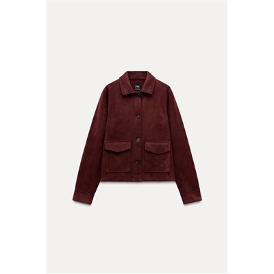 FAUX SUEDE JACKET