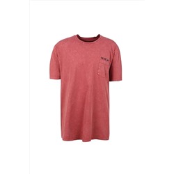 Lee, Bisiklet Yaka T-shirt Red