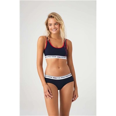 U.S. Polo Assn. Us Polo Assn Kadın Büstiyer Şort Takım Lacivert-66255 US66255