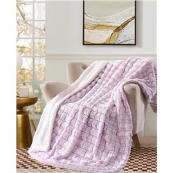 Royal Luxe Reversible Micromink to Faux-Sherpa Tie-Dye Throw, 50" x 60", Exclusively at Macy’s