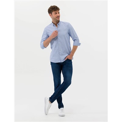Mavi Regular Fit Uzun Kollu Gömlek