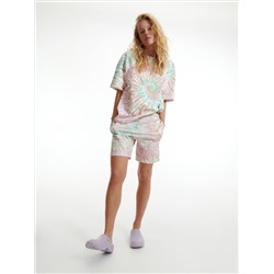 Shorts in Batik-Optik