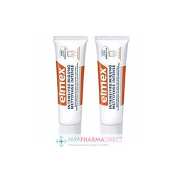 Elmex Anti-Caries Dentifrice Nettoyage Intense 2x50mlLot  × 2