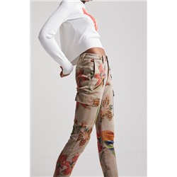 Pantalón cargo camoflower