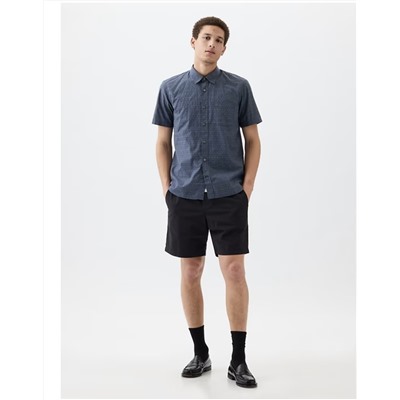 Stretch Poplin Shirt in Standard Fit