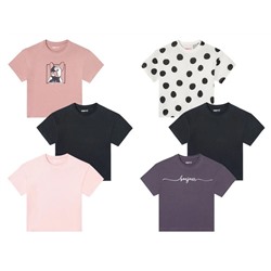 PEPPERTS® Mädchen T-Shirts, 3 Stück, aus reiner Baumwolle